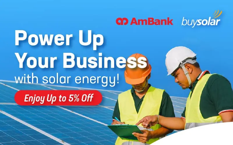 5% Off - Power Up Your Business with solar energy!