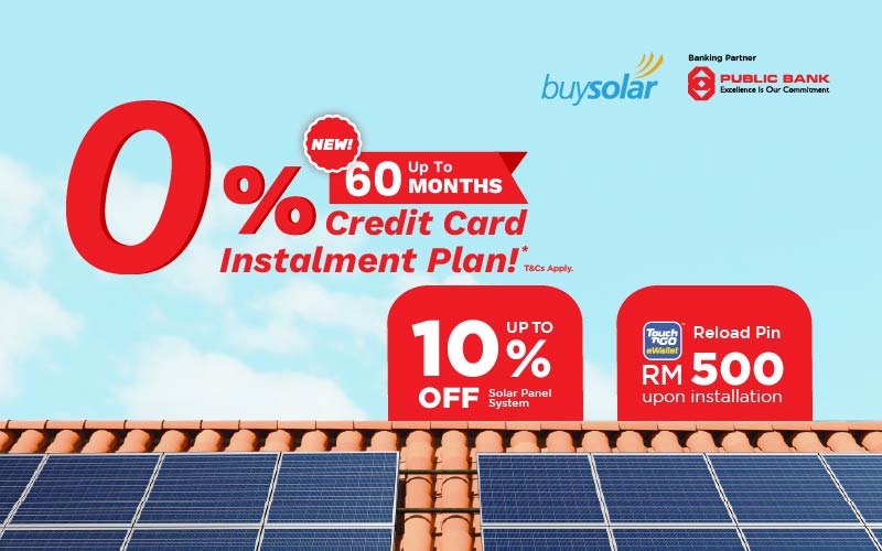 Enjoy 60-month 0% IPP with buySolar and Public Bank!