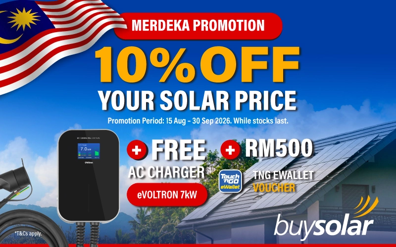 Celebrate Merdeka With buySolar & Go Solar!