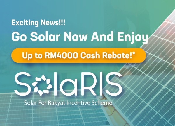 SolaRIS — solar cash rebate for Malaysian homeowners, with buySolar